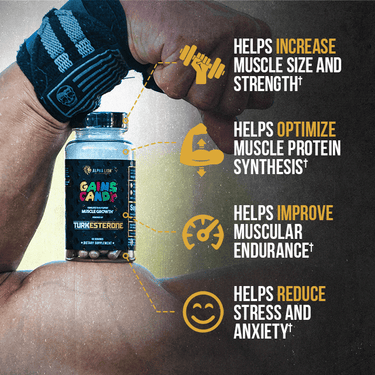 GAINS CANDY™ TURKESTERONE® - More Muscle Strength and Size†
